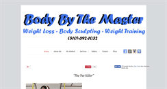 Desktop Screenshot of bodybythemaster.com