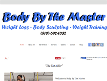 Tablet Screenshot of bodybythemaster.com